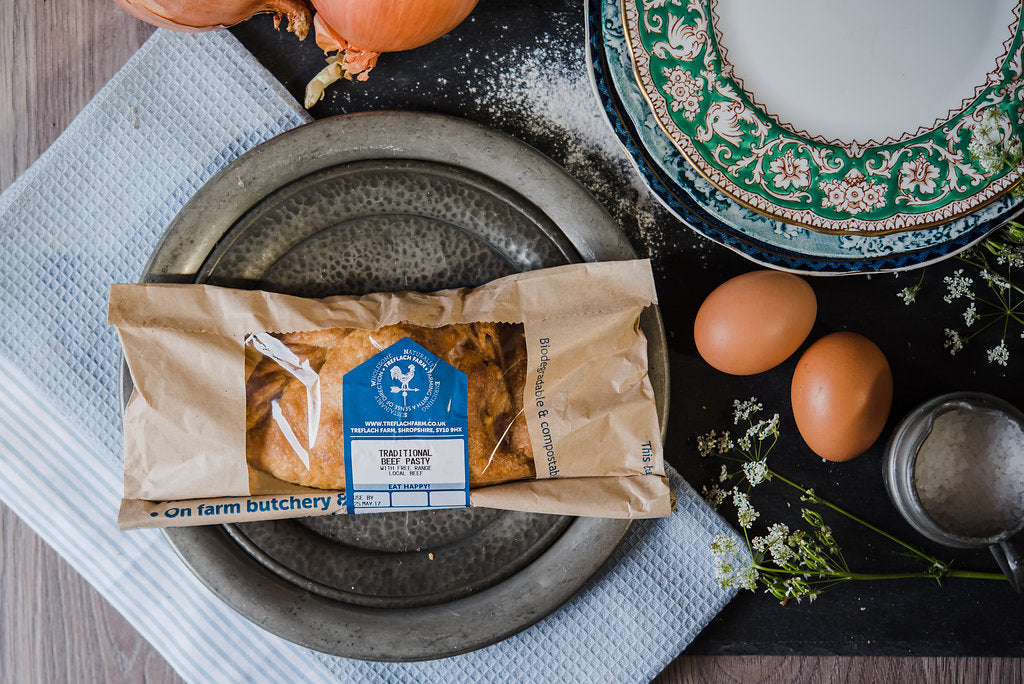 Steak & Shropshire Blue Cheese Pasty Treflach Farm