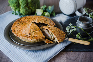 GLUTEN FREE Chicken, Broccoli & Leek Pie