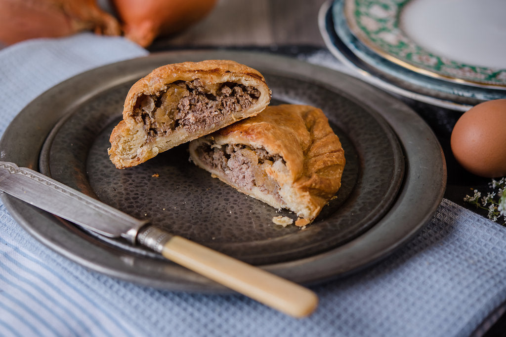 Traditional Beef Pasty with Horseradish