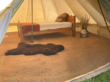 4m Bell Tent with Double Bed in the the Silvapasture Field